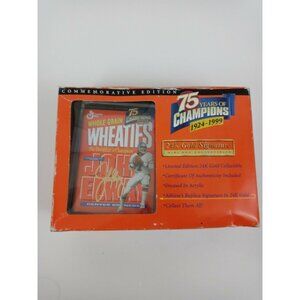 75th Anniversary Commemorative Edition Mini Wheaties Collectible Box John Elway